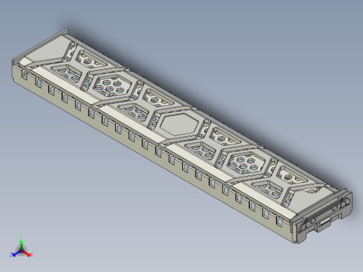 2U鲲鹏服务器面板正等轴测缩略图