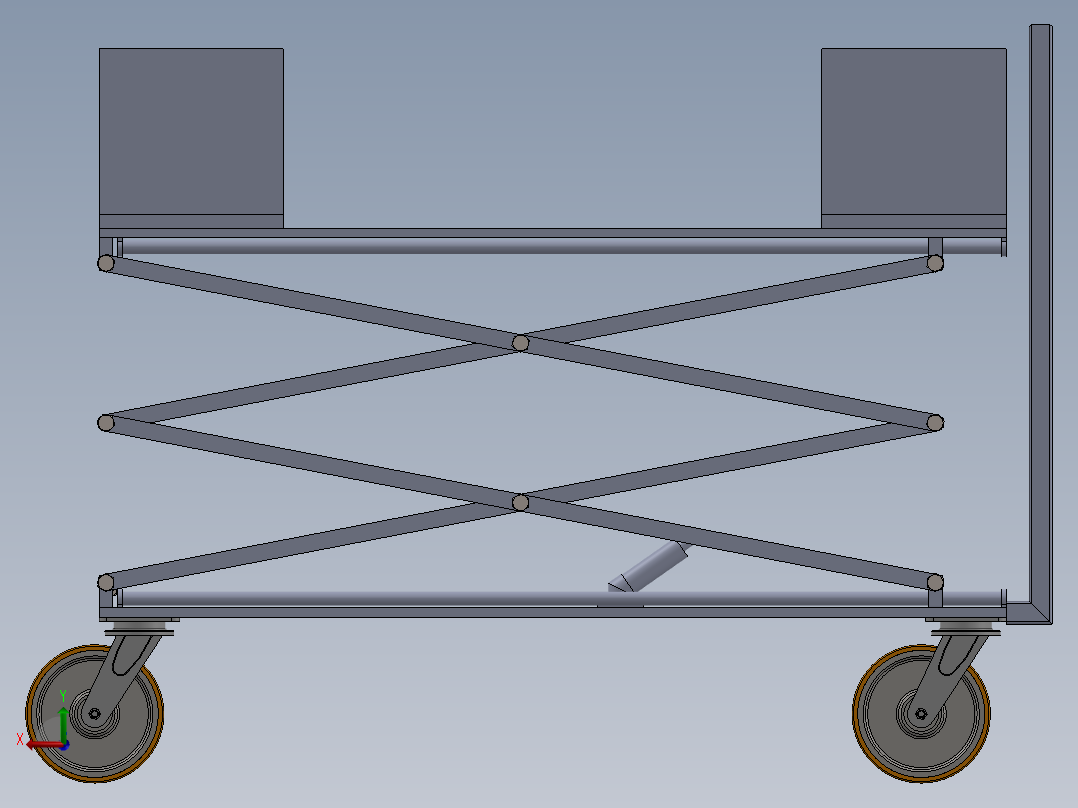 剪叉式升降机 、升降机(39)后视图