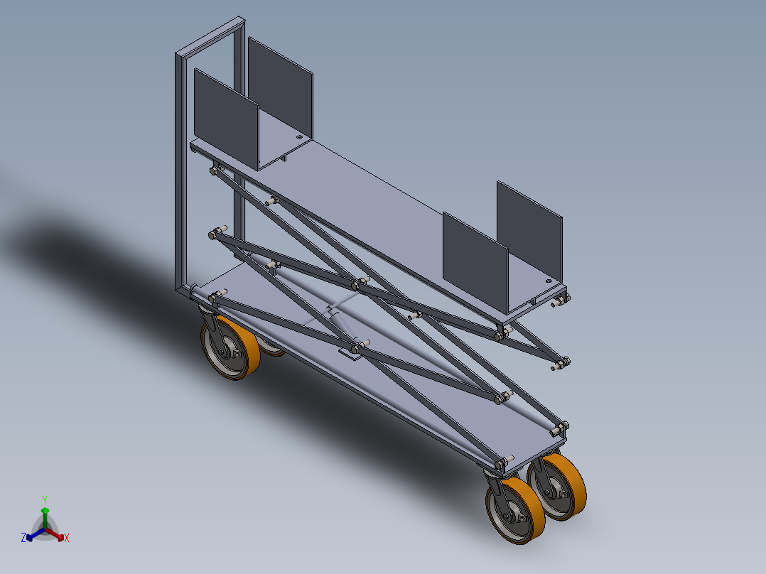 剪叉式升降机 、升降机(39)正等轴测图