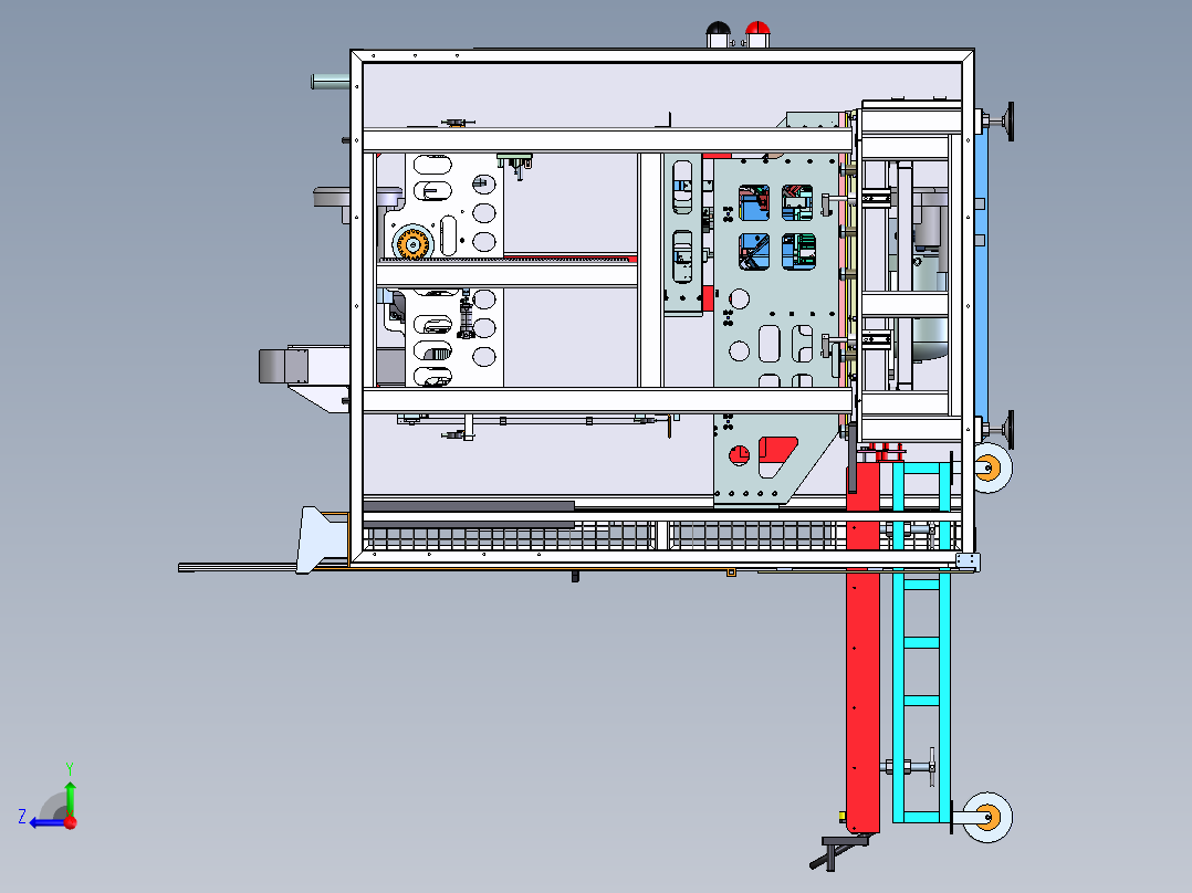 包覆工装及设备step右视图