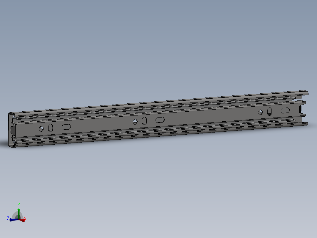 GTV PK-0H30-3000滑动导轨主视图