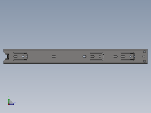 GTV PK-0H30-3000滑动导轨左视缩略图