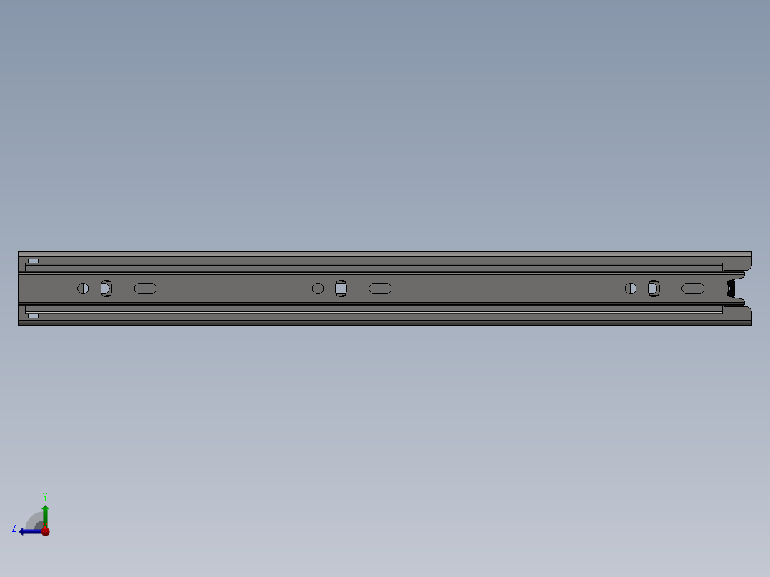 GTV PK-0H30-3000滑动导轨右视图