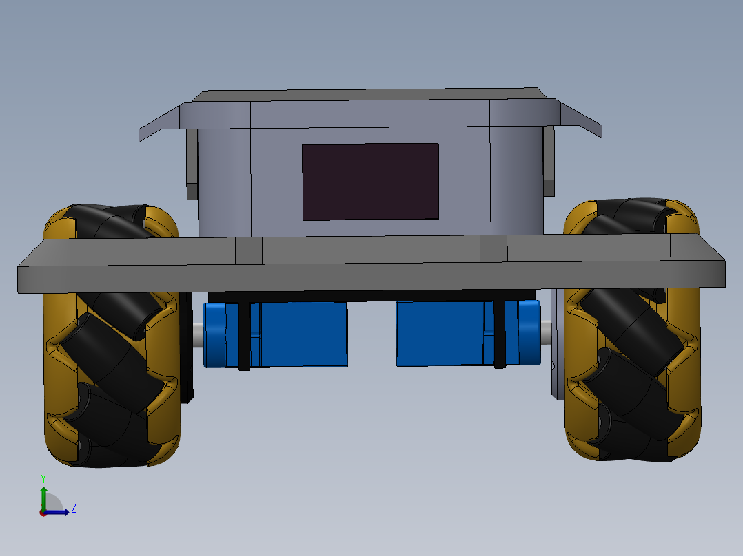 AGV小车、AGV(115)左视图