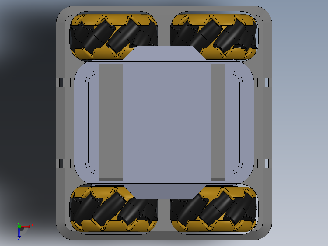 AGV小车、AGV(115)俯视图