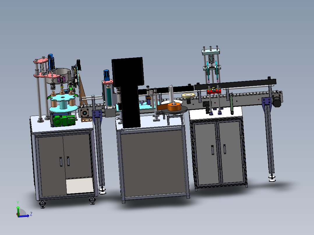 饮料自动灌装贴标旋盖 1664624