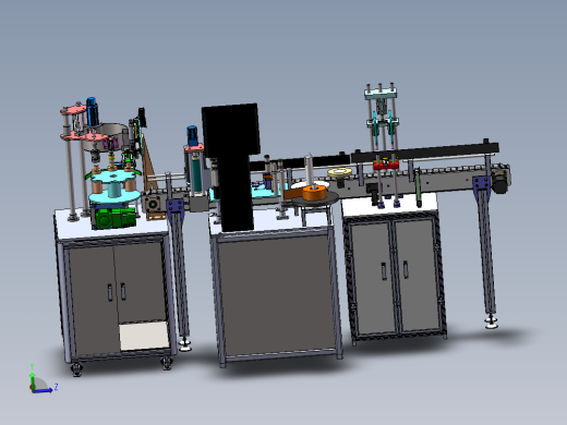 饮料自动灌装贴标旋盖 1664624