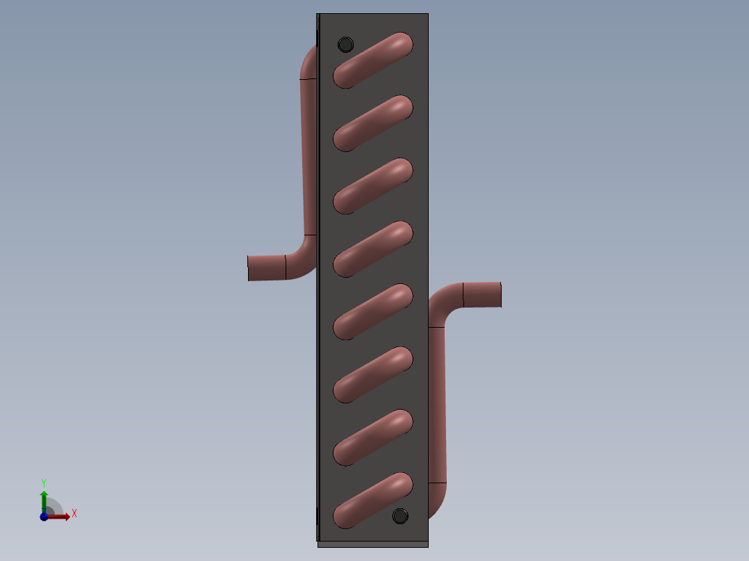 散热器(58)前视图