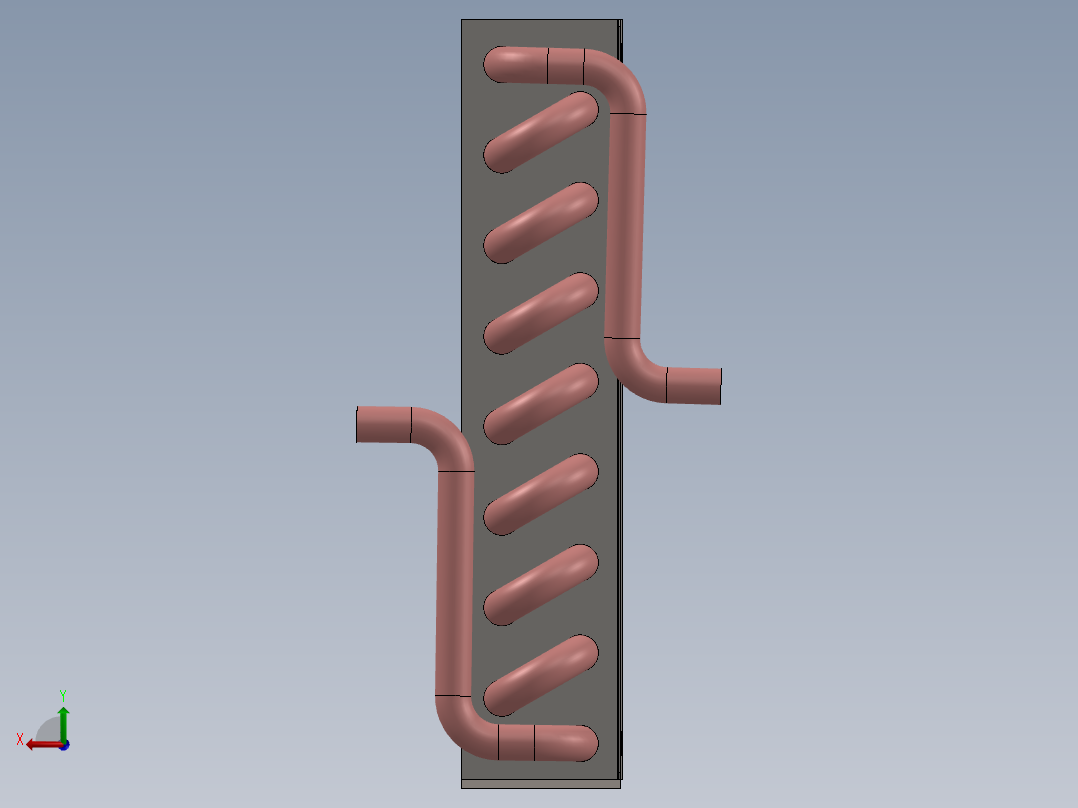 散热器(58)后视图