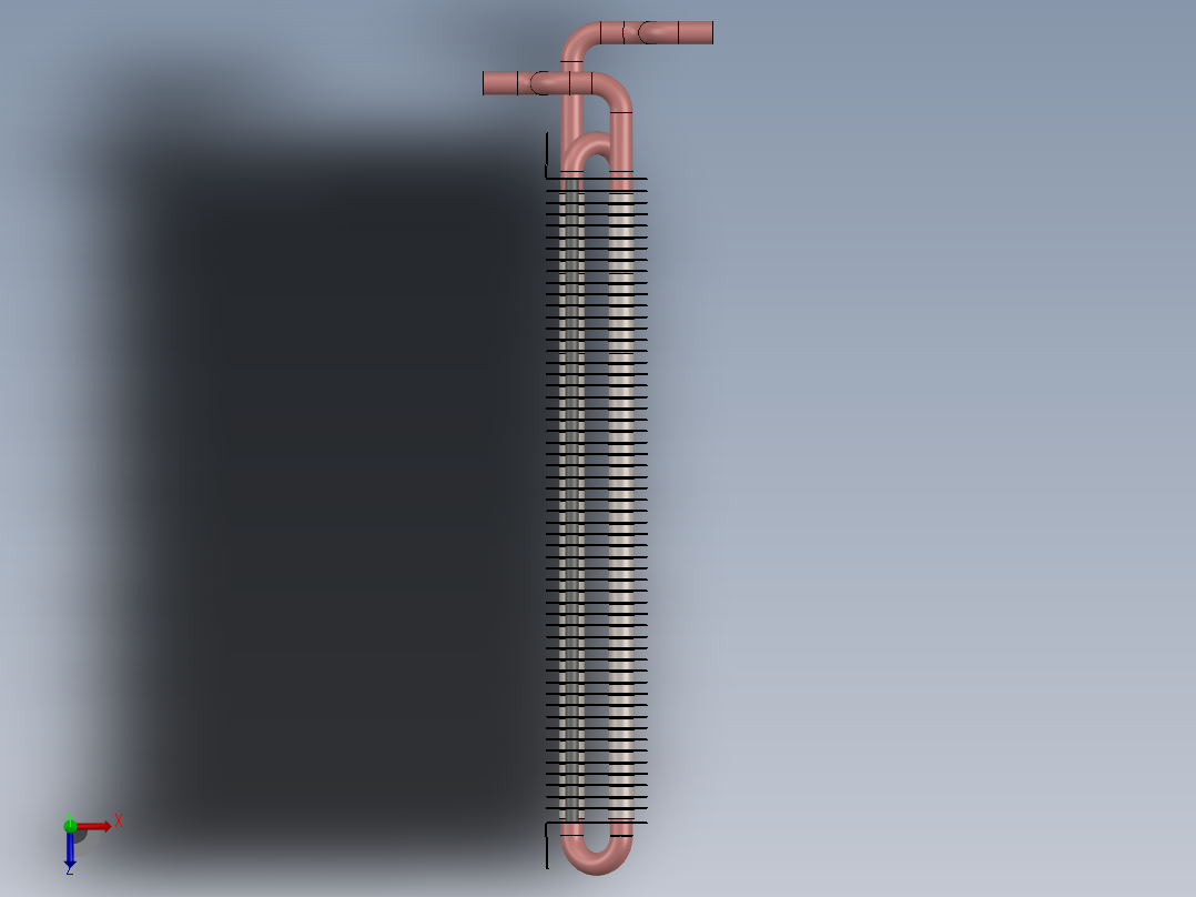 散热器(58)俯视图