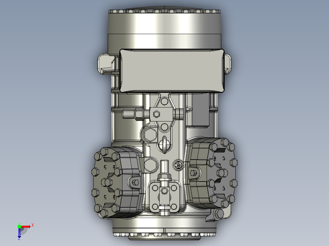 压缩机Frascold Q TK俯视图