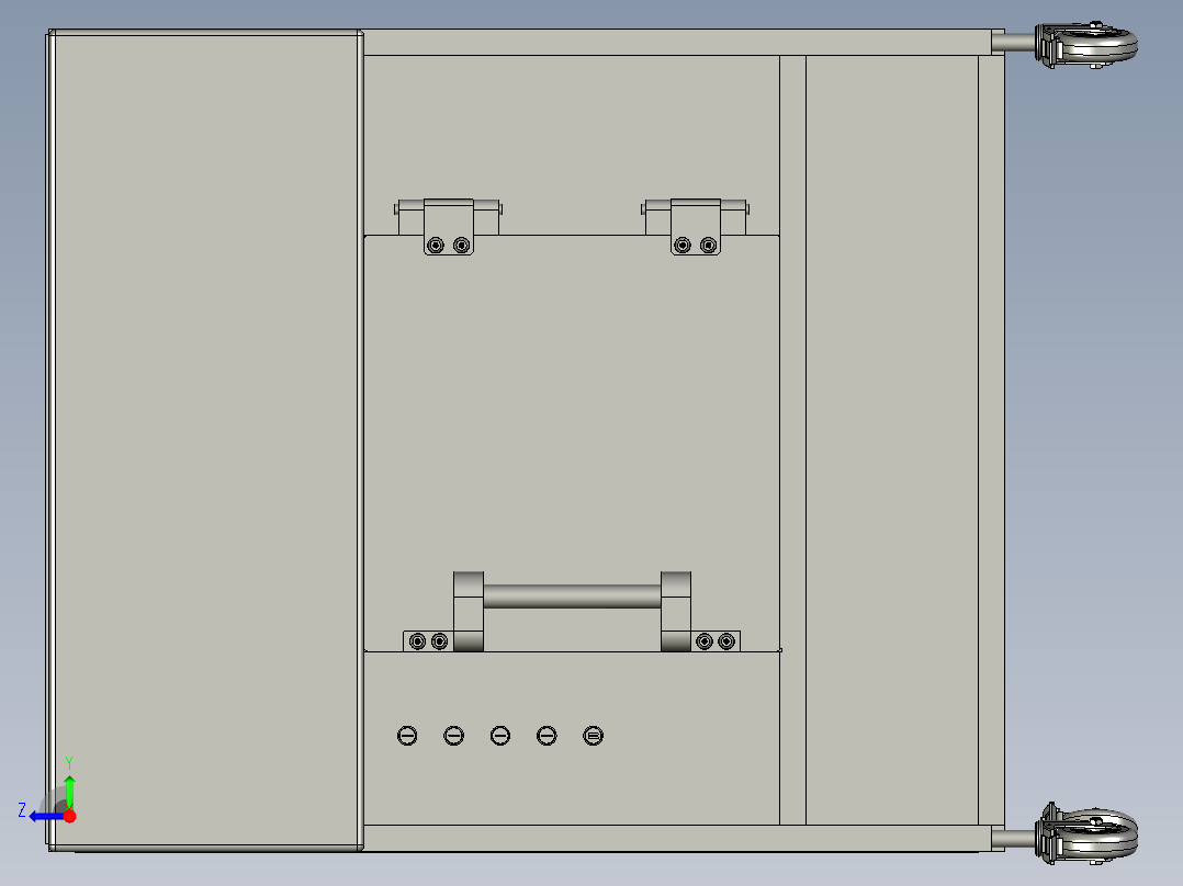 真空烘箱脉动式真空干燥机右视图