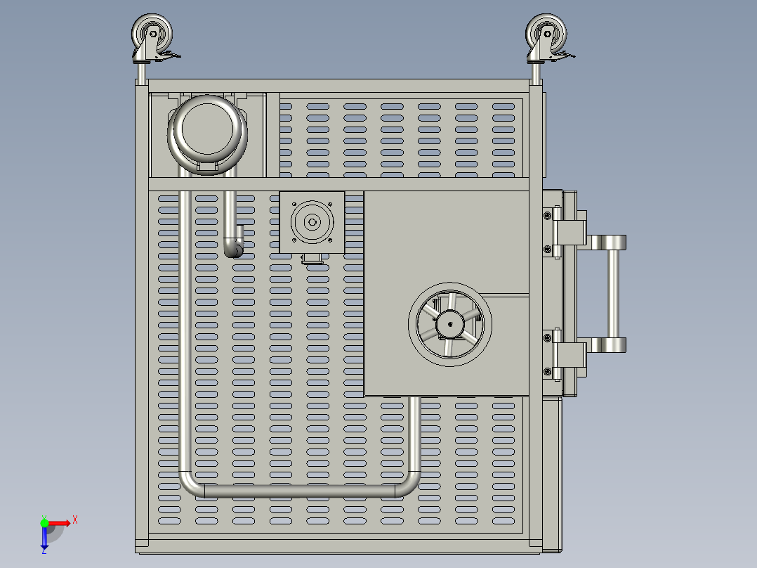 真空烘箱脉动式真空干燥机俯视图