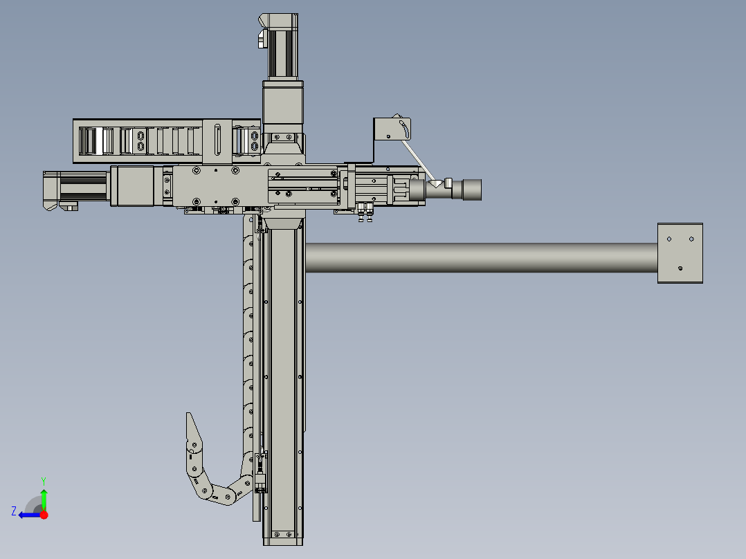 外壳模组支架右视图
