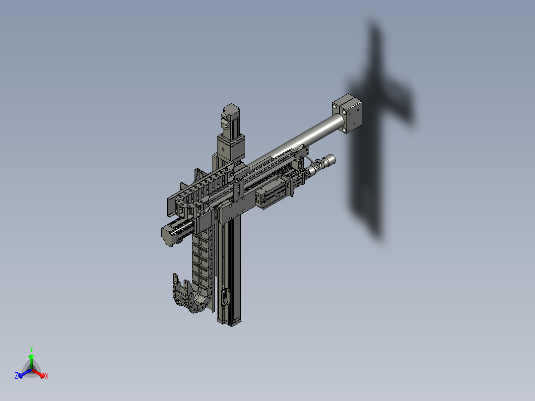 外壳模组支架正等轴测图