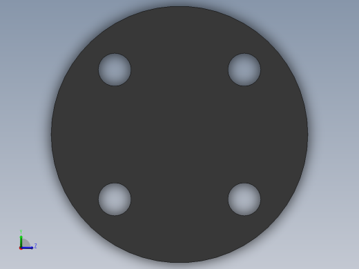FLANGE-BLIND_DN25_PN10_U-PVC左视缩略图