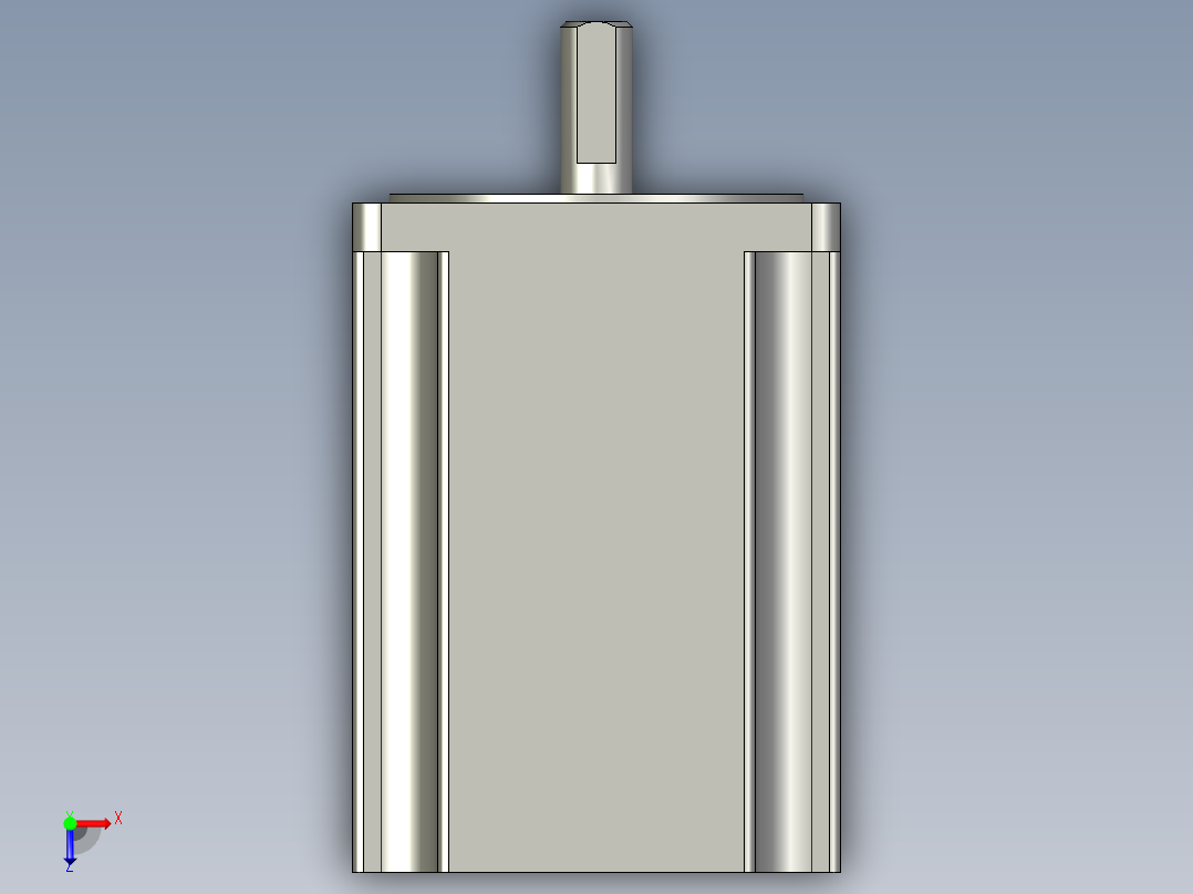 雷赛2相86HS85-1膜2俯视图