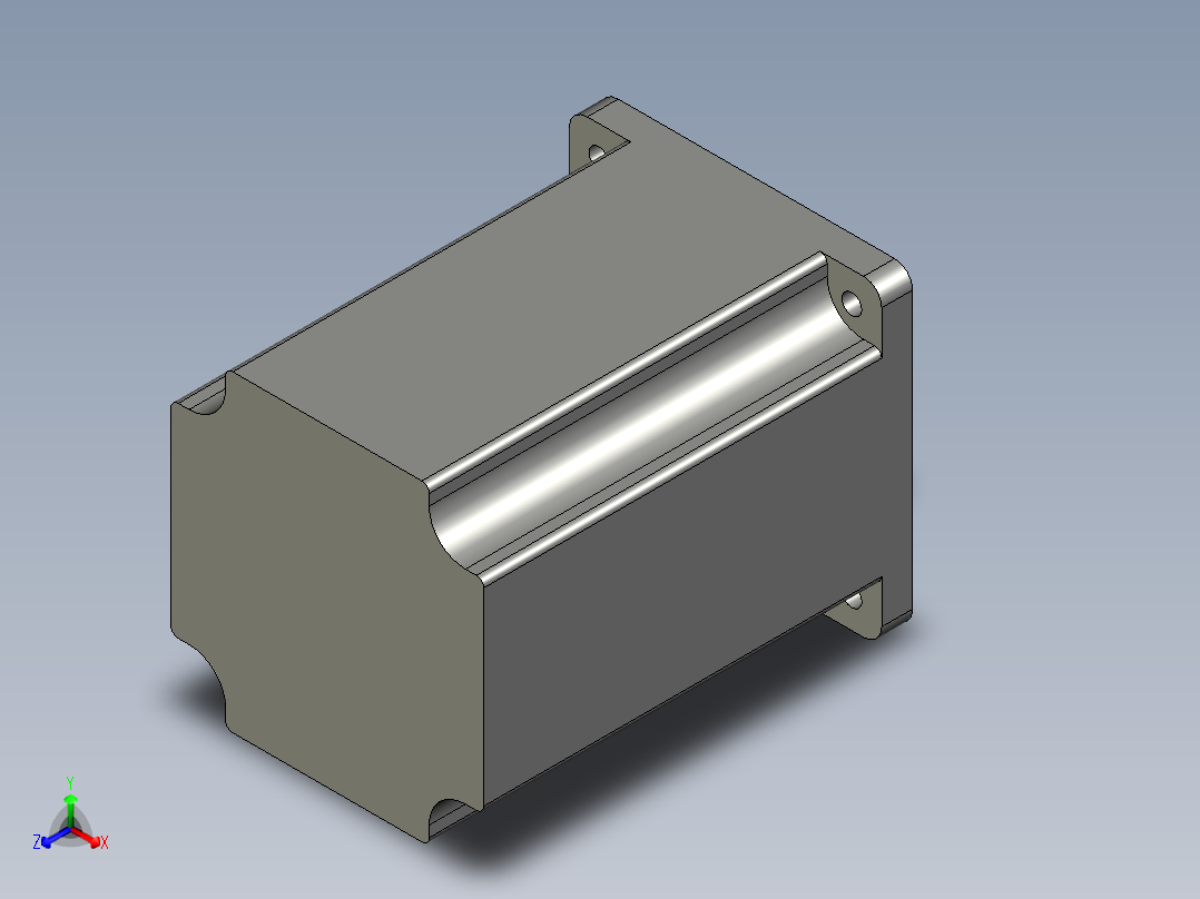 雷赛2相86HS85-1膜2正等轴测图