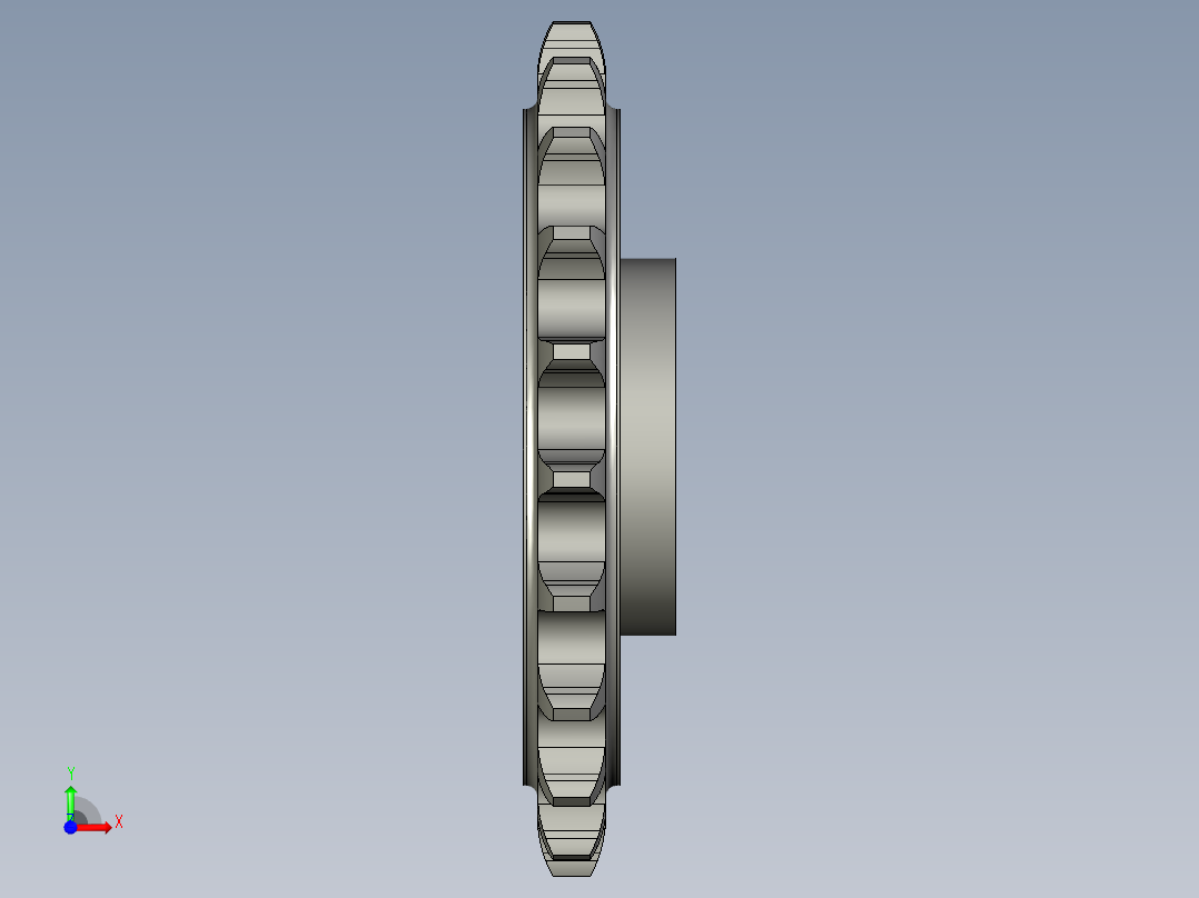 链轮(Z21孔26前视图