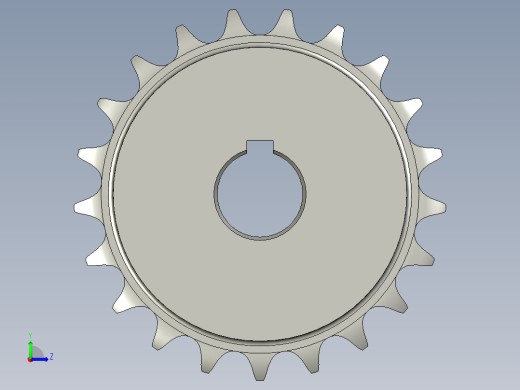 链轮(Z21孔26左视缩略图