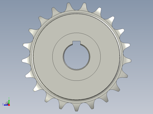 链轮(Z21孔26右视缩略图