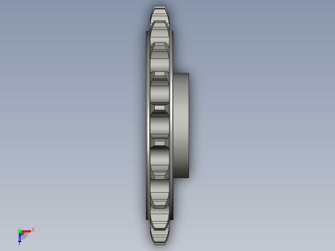 链轮(Z21孔26俯视图