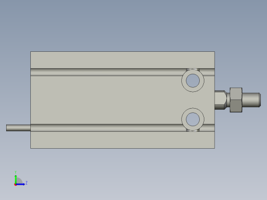 LXYC-BOSS气缸CDU20-30D-M9BL左视缩略图