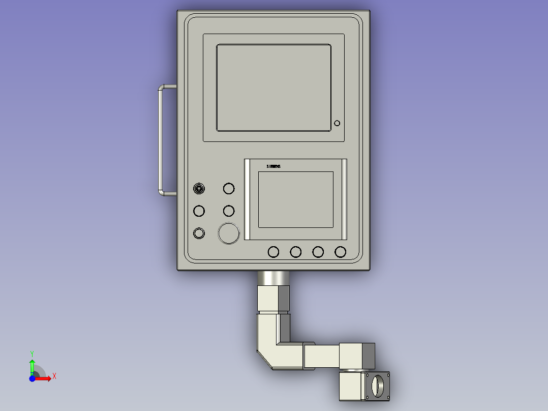 0400旋转控制箱前视图