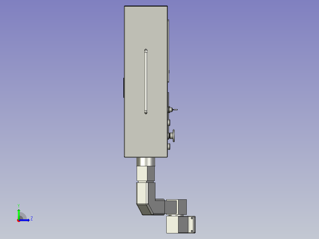 0400旋转控制箱左视图