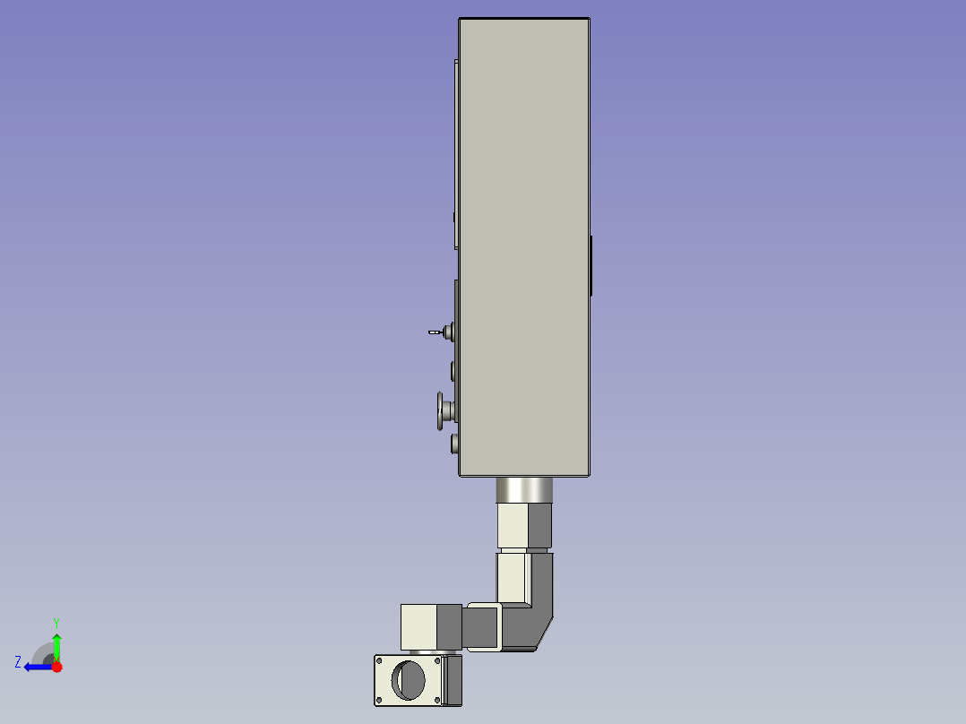 0400旋转控制箱右视图