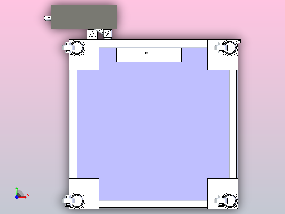 光纤自动耦合设备前视图