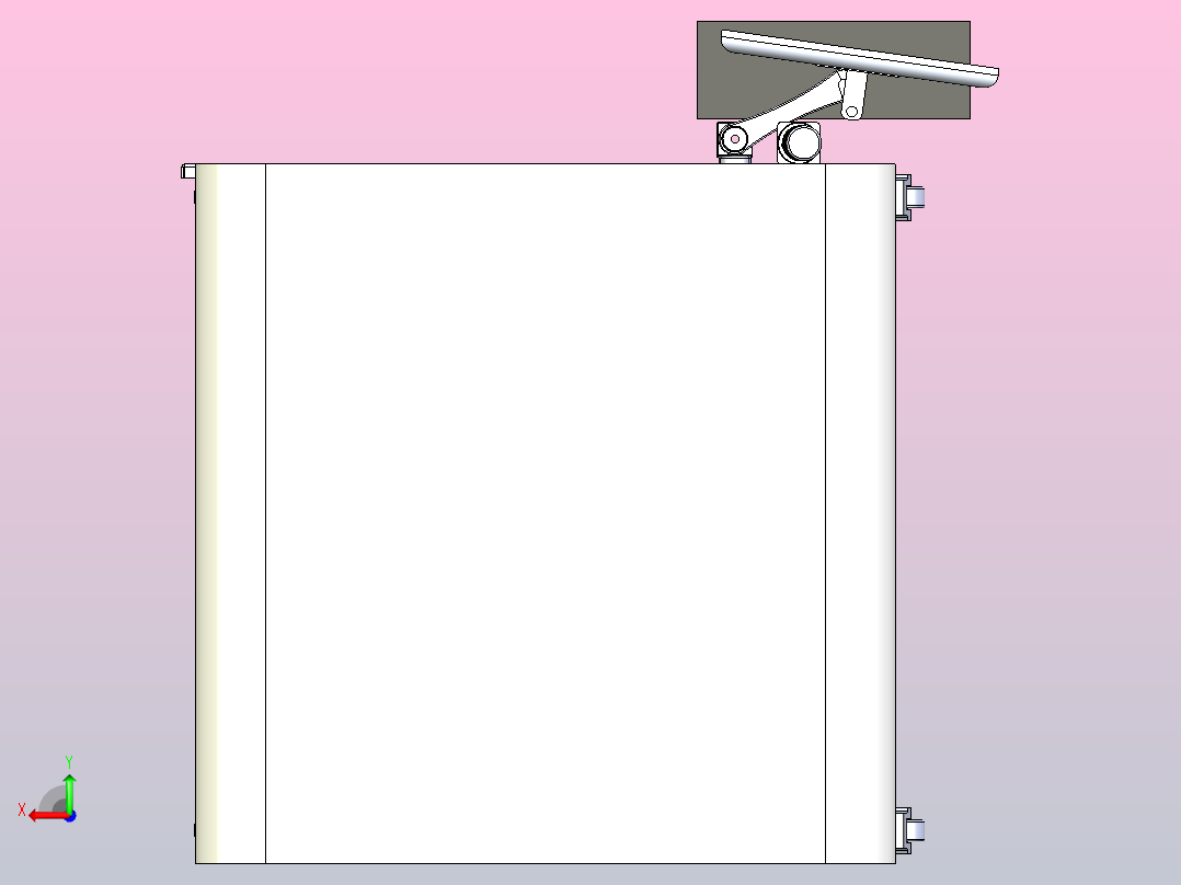 光纤自动耦合设备后视图