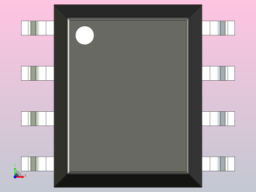 106x SOIC 封装（小外形集成电路）SOIC127P594X363-8N前视缩略图