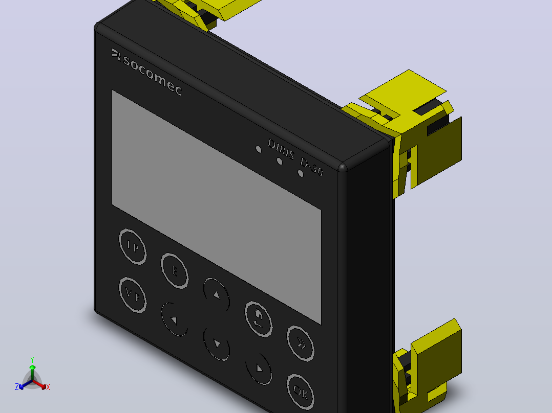 LCD 显示屏模块主视图