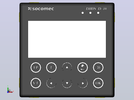 LCD 显示屏模块前视缩略图