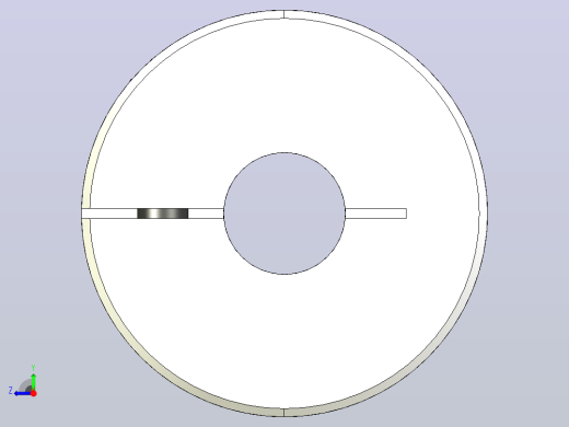 LZQC-铝合金十字滑块夹紧联轴器[LZQC-20×33-6K×6]右视缩略图