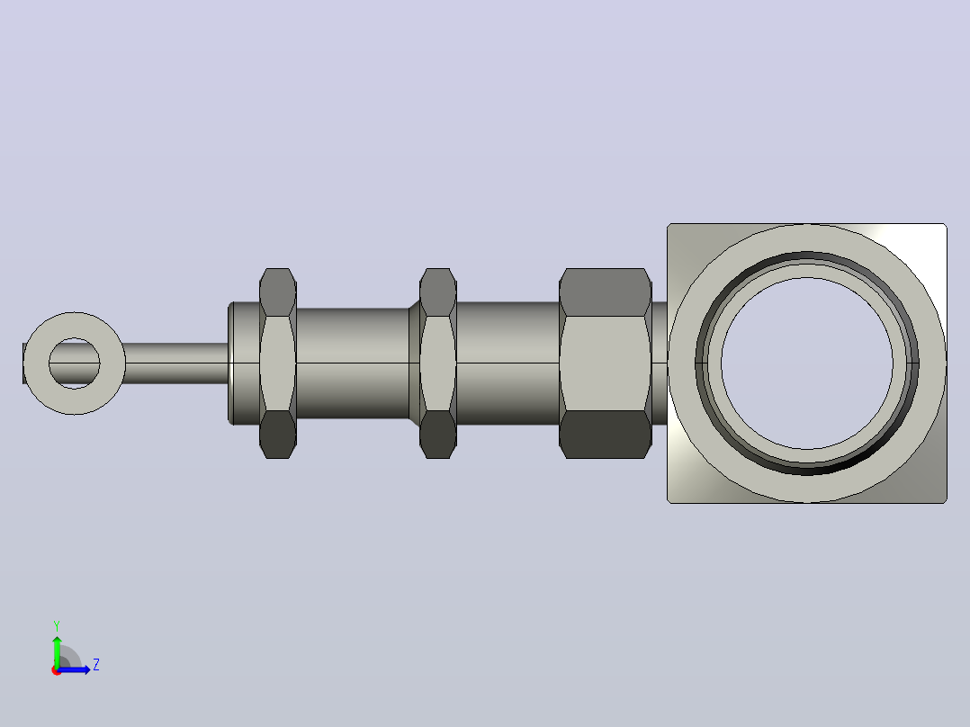 泄放阀[CMP8MBF-CS316M×3F]左视图