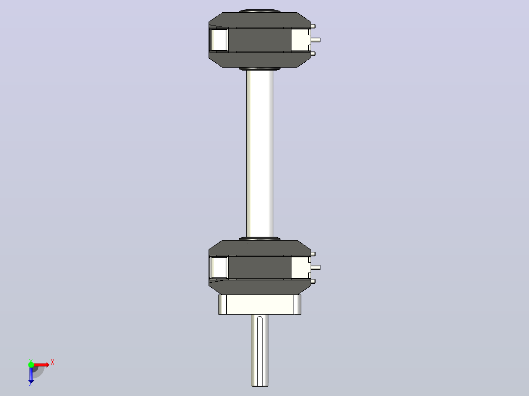 MK1TL-100GF-W320-C1齿形带头部双驱动俯视图