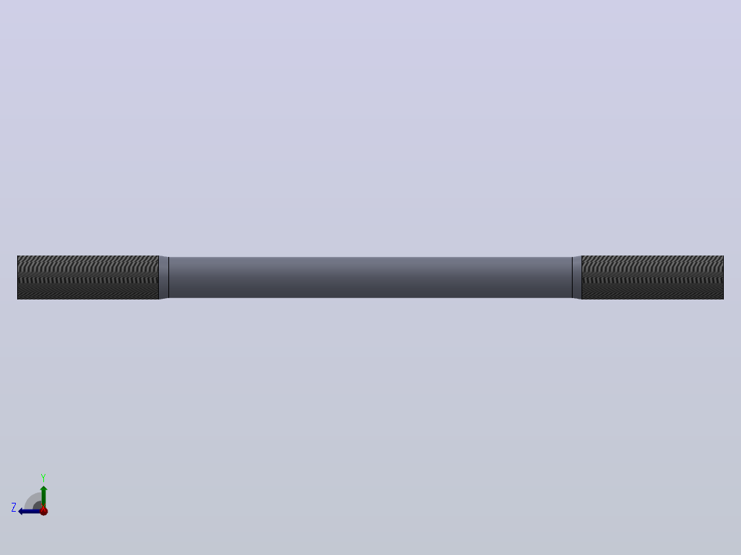 多套GBT897-GBT953Q螺柱3D模型Solidworks设计右视图