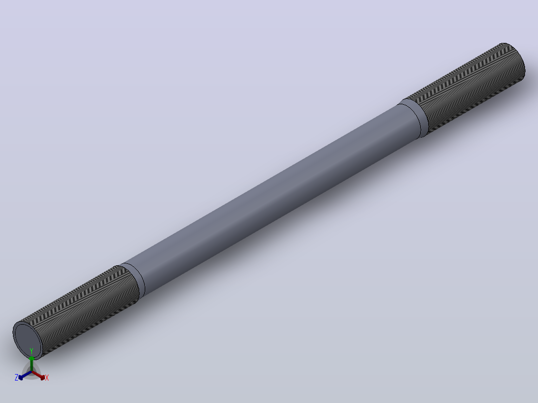 多套GBT897-GBT953Q螺柱3D模型Solidworks设计正等轴测图