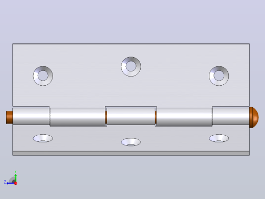 铰链，合页User Library-hinge-3右视缩略图