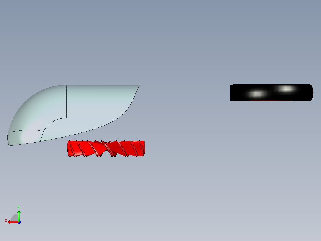 inventor 无人机三维旋转尾旋翼直升机后视图