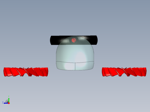 inventor 无人机三维旋转尾旋翼直升机右视缩略图