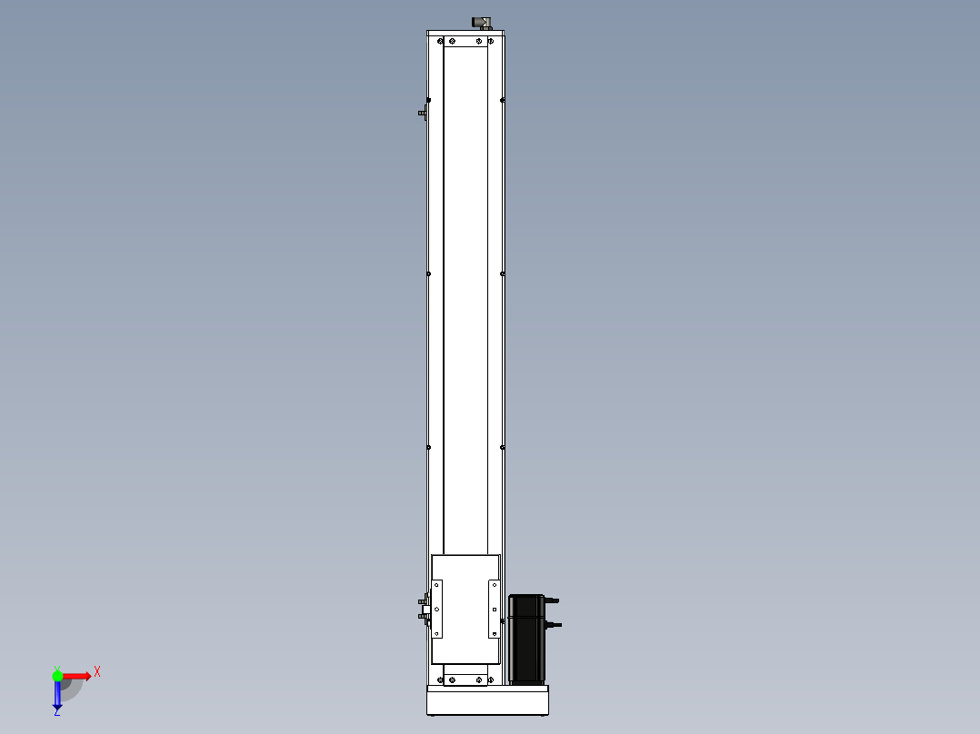 Toyo东佑达直线模组-ECH14-850-BL-400W+煞車俯视图