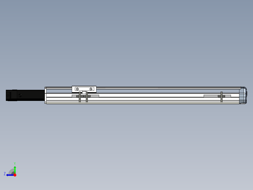 Toyo东佑达直线模组-ETH10-500-BC-100W+煞車右视图