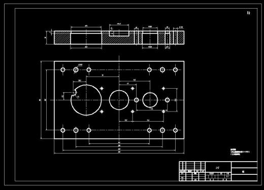 偏心盘级进模（CAD图+Proe三维）缩略图