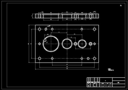 偏心盘级进模（CAD图+Proe三维）缩略图