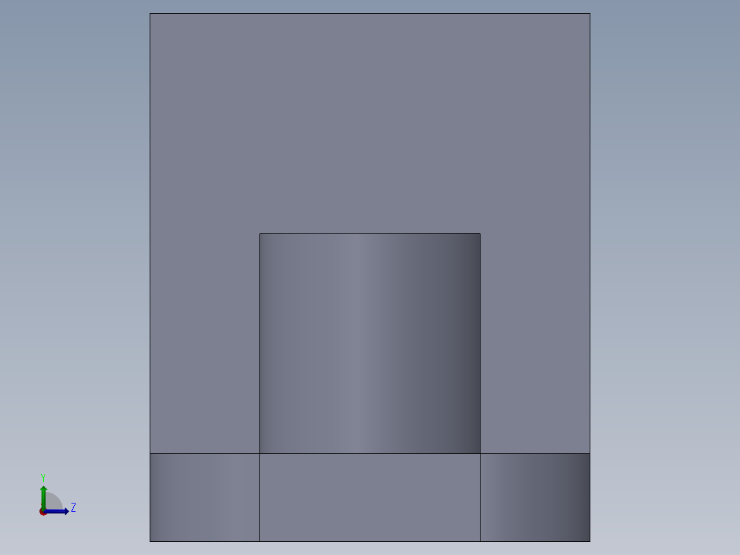 SW建模练习题-practice 79左视图