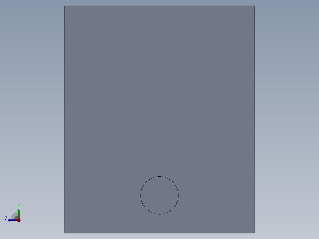 SW建模练习题-practice 79右视图