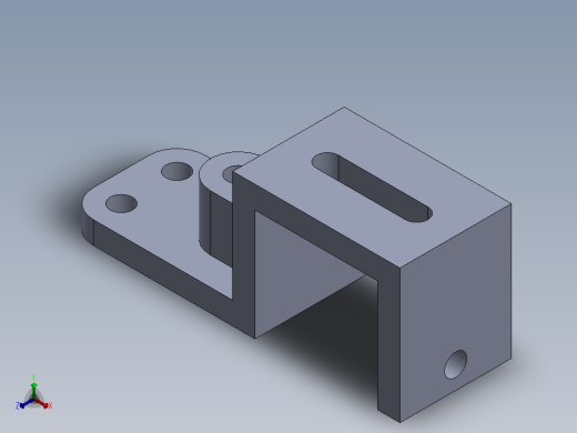 SW建模练习题-practice 79正等轴测缩略图